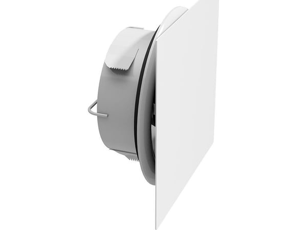 Lindab Airy frontplade kvadratisk AIRYFP-SQUA 125 mm RAL9003