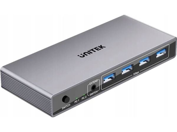 Unitek KVM-kytkin 8K@60Hz USB 3.0 5Gbps DP