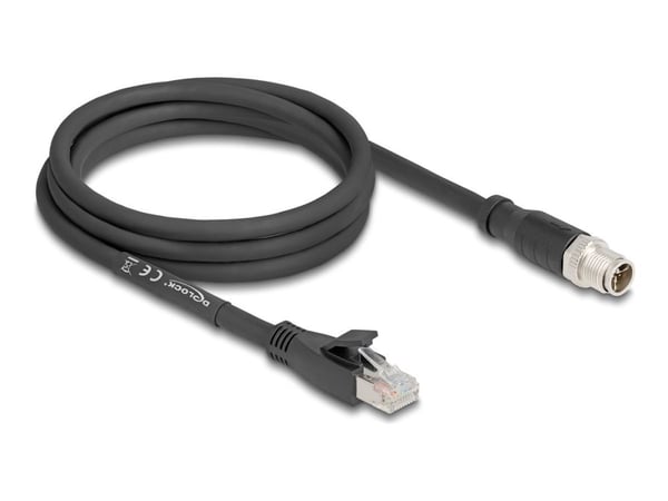 DeLOCK 80579, 2 m, Cat5e, S/FTP (S-STP), M12, RJ-45, Lajittelu