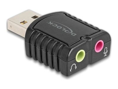Delock - Lydkort - 24-bit - 96 kHz - mono / stereo - USB 2.0 Delock - Lydkort - 24-bit - 96 kHz - mono / stereo - USB 2.0
