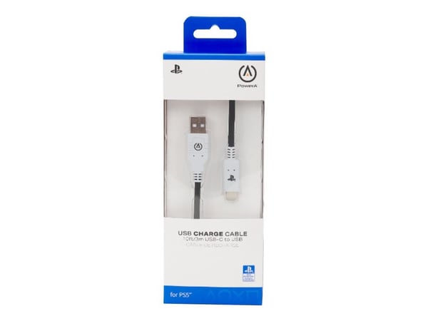 USB PowerA USB-A - USB-C-kabel 3 m Svart (1516957-01)