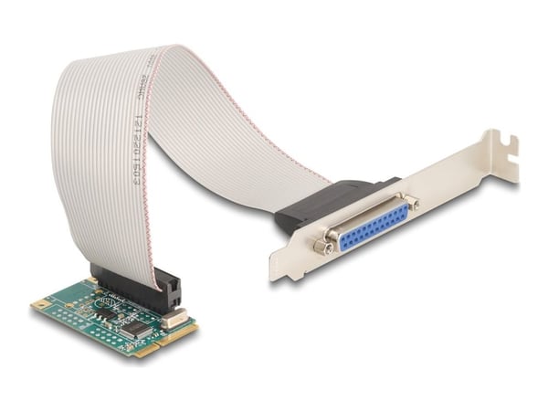 Delock - Parallelladapter - PCIe 1.2 Full Mini Card lav profil - IEEE 1284 x 1