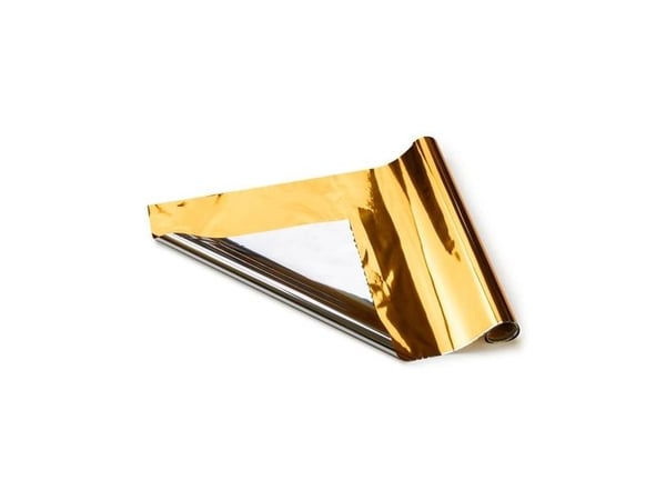 Metallisk folie, guld og sølv