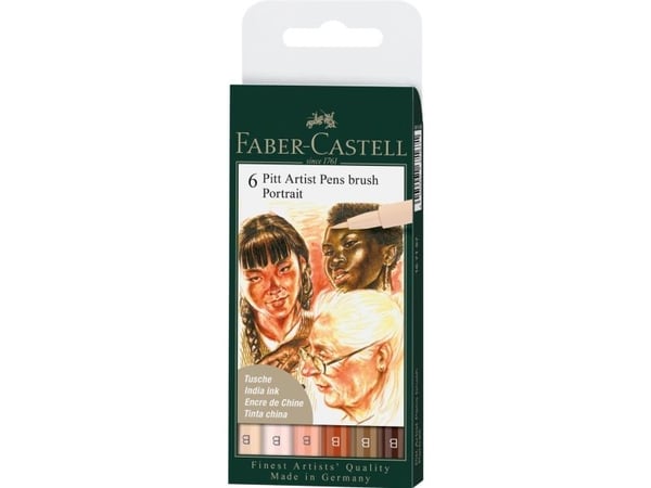 Faber-Castell 167167, Flerfarget, 6 farger, Rund, Papir, Gutt/Jente, 6 stykker