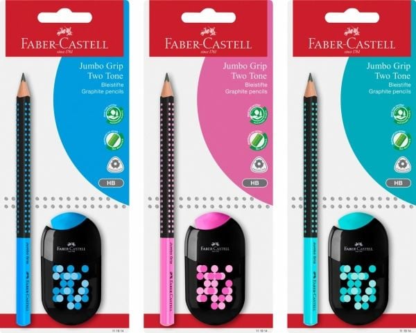Faber-Castell 111914, B, Assorterte farger, Triangulær, Blister, 1 stykker