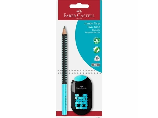 Faber-Castell 111914, B, Blandade färger, Triangulär, Blåsa, 1 styck