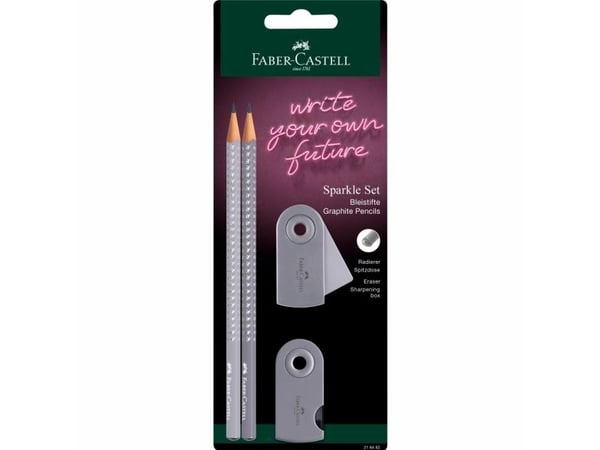 Faber-Castell 218482, B, monivärinen, kolmiomainen, Saksa, läpipainopakkaus, 2 kpl