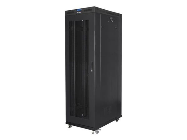 Lanberg - Rack skap - flat pack - svart, RAL 9004 - 42U - 19"