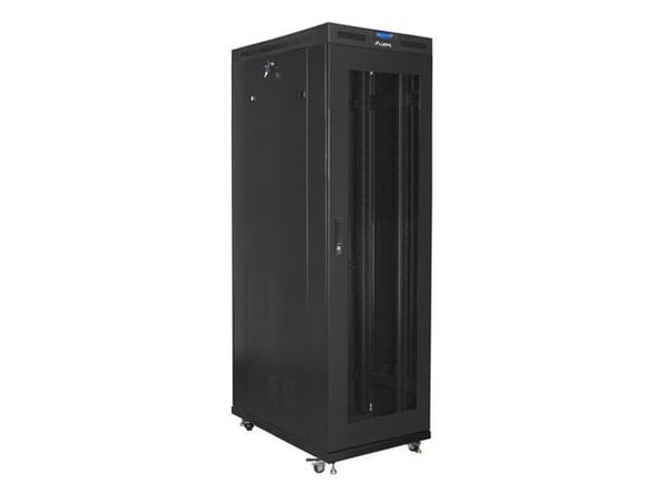Lanberg - Rack skap - flat pack - svart, RAL 9004 - 42U - 19"