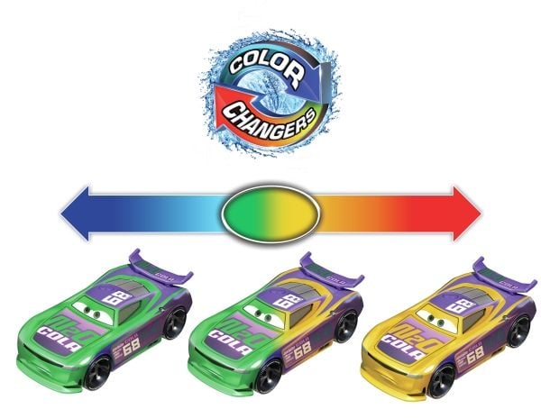 Disney Pixar Cars Color Changers H.J. Hollis, Bil, 3 år, Metall, Flerfarget