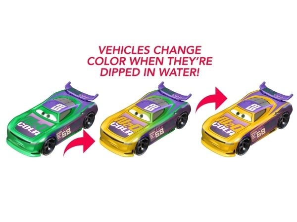 Disney Pixar Cars Color Changers H.J. Hollis, Bil, 3 år, Metall, Flerfarget