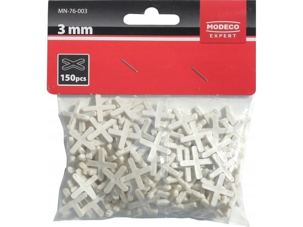 EXPERT kryssavstandsstykker for fliser 3,0 mm 150 stk CLIP-STRIP