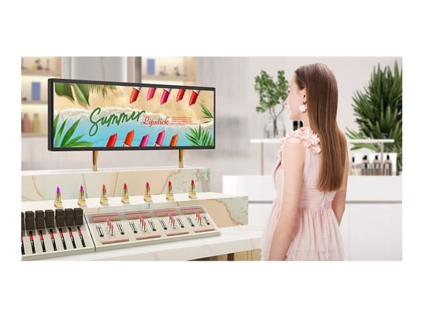 LG Stretch 37BH7N-H - 37" Diagonal klass BH7N Series LED-bakgrundsbelyst LCD-skärm - digital skyltning med integrerat Pro:Idiom - webOS 1920 x 540 ...