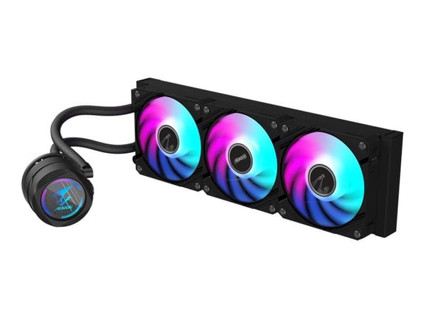AORUS WATERFORCE II 360 - Væskekjølesystem for prosessor - (for: LGA115x Socket, LGA1200, LGA1700, AM4, AM5) - kobbersokkel - 120 mm