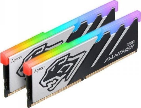 Pamięćć DDR5 Apacer OC Panther RGB 32GB (2x16GB) 6000MHz CL40 1.35V HS Pamięćć DDR5 Apacer OC Panther RGB 32GB (2x16GB) 6000MHz CL40 1.35V HS
