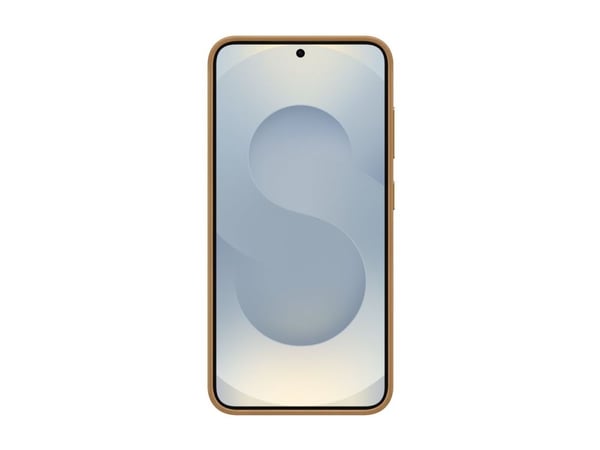 Samsung EF-VS931 - Baksidedeksel for mobiltelefon - fauxlær - kamelhårfarget - for Galaxy S25