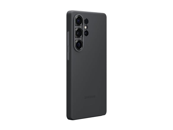 Samsung EF-PS938 - Bagsidecover til mobiltelefon - silikon - sort - til Galaxy S25 Ultra