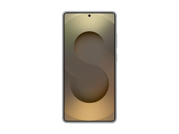 Samsung EF-VS938 - Bagsidecover til mobiltelefon - læder mønster - grå - for Galaxy S25 Ultra