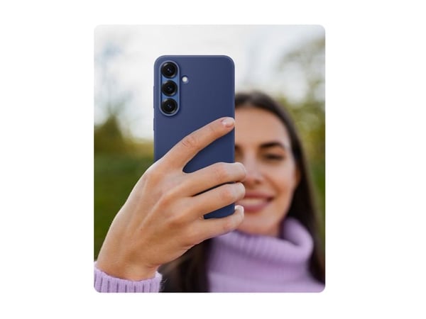 Samsung EF-PS931 - Bakdeksel til mobiltelefon - silikon - blå - for Galaxy S25