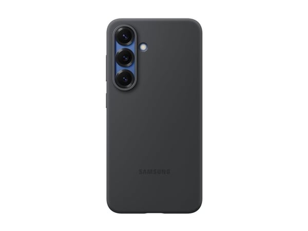 Samsung EF-PS931 - Bagsidecover til mobiltelefon - silikon - sort - for Galaxy S25