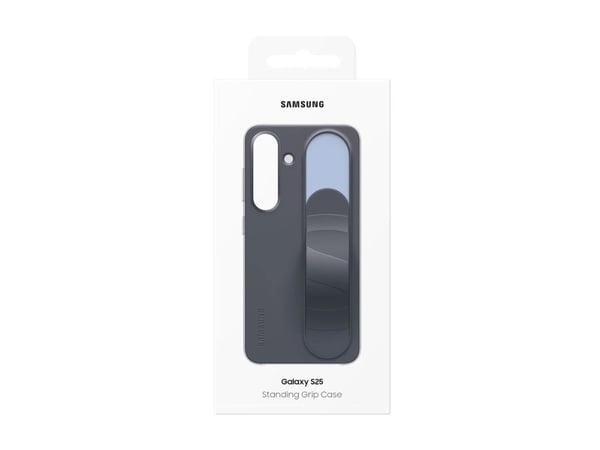 Samsung EF-GS931 - Bagsidecover til mobiltelefon - silikon - sort - for Galaxy S25