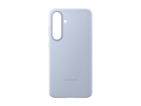 Samsung EF-VS936 - Bagsidecover til mobiltelefon - læder mønster - lyseblå - for Galaxy S25+