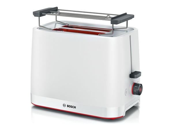 Bosch MyMoment TAT3M121 - Brødrister - 2 skive - 2 Spor - hvit