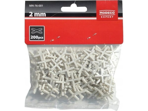 EXPERT avstandsstykker til flislegging 2,0 mm 200 stk. CLIP-STRIP