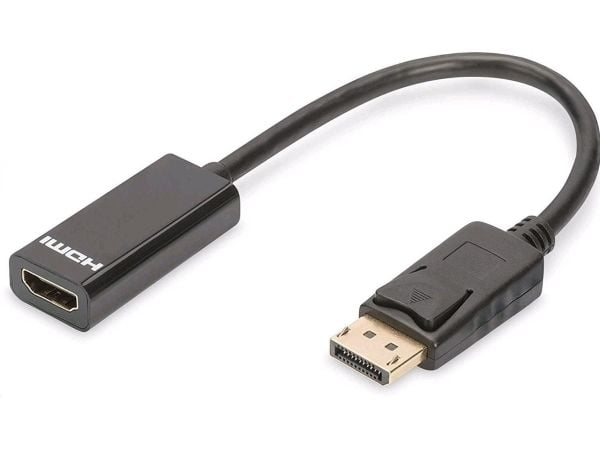 Adapter C-TECH DisplayPort till HDMI, M/F