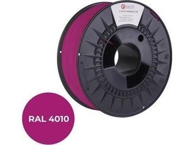 3D-skriver C-Tech C-TECH Utskriftsstreng (filament) PREMIUM LINE, PLA, telekom lilla, RAL4010, 1,75 mm, 1 kg