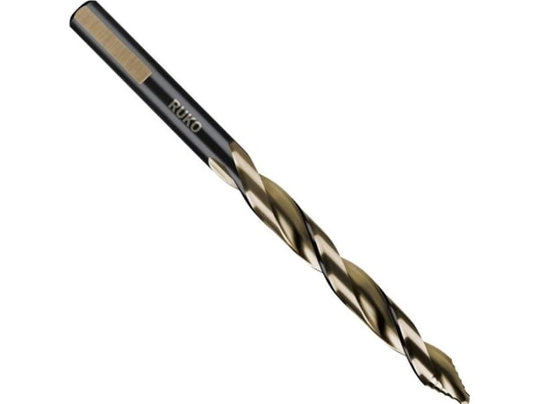RUKO spiralbor i metall 259100E ULTIMATECUT HSSE-Co 5 10 mm - total lengde 133 mm - DIN 338 - 3-fla tet skaft - 1 stk.