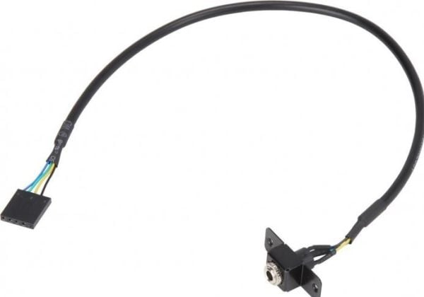 Asrock Rear Audio Cable, 3.5mm, Naaras, Uros, musta