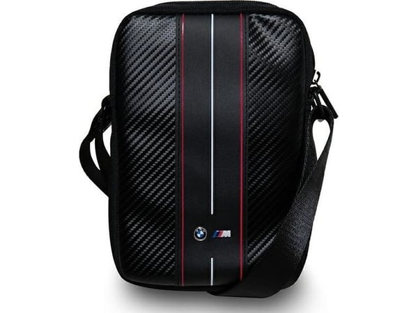 Fodral till surfplatta BMW - väska BMTB10COMSCAKR 10 Carbon Red Stripes, svart