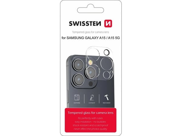 Swissten beskyttelsesglass for kamerlinse Samsung Galaxy A15 / A15 5G