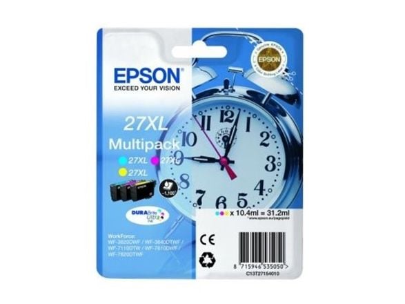 Kotelo Epson T27XL (C13T27154012) CMY OEM (OEM)