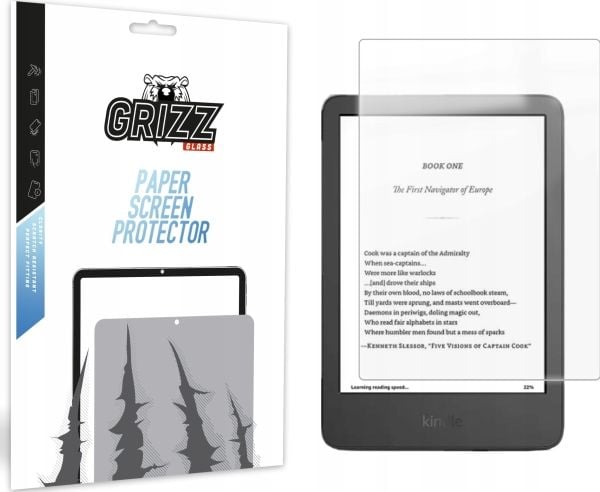 GrizzGlass matt skjermbeskytter PaperScreen for Amazon Kindle 6" 2024