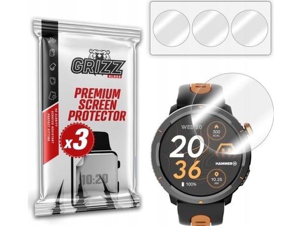 GrizzGlass Hydrofilm hydrogelfilm for Hammer Watch 2 Lite