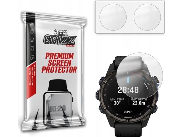 Matt film GrizzGlass PaperScreen til Garmin Descent Mk3 43 mm
