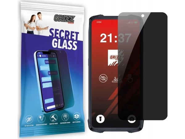 GrizzGlass SecretGlass Privacy Glass for Cubot King Kong 9