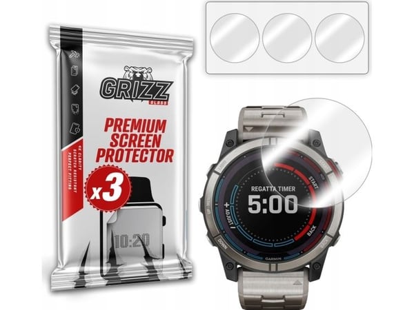 GrizzGlass Hydrogel Film for Garmin quatix 7X 51mm