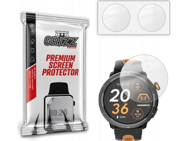 Skjermfolie matt GrizzGlass PaperScreen til Hammer Watch 2 Lite