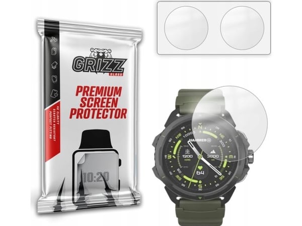 Matt folie GrizzGlass PaperScreen til Hammer Watch 2 Military Edition
