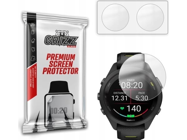 Folie mat GrizzGlass skjermbeskytter til Garmin Forerunner 265S 42 mm