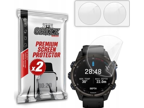 GrizzGlass CeramicFilm for Garmin Descent Mk3i 51mm