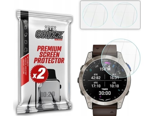 GrizzGlass HybridGlass for Garmin D2 Mach 1 Pro 51mm