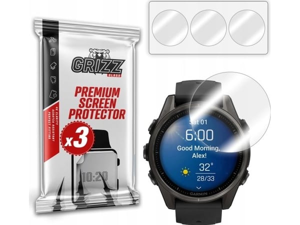 Hydrogel-folie GrizzGlass Hydrofilm til Garmin Fenix 8 43 mm
