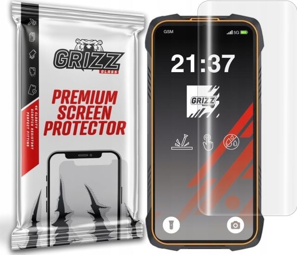GrizzGlass Hydrofilm hydrogelfilm for Cubot King Kong 6