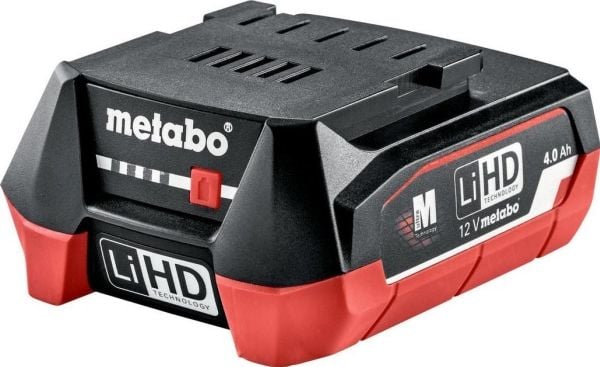 Metabo 625349000, Akku, 4 ah, 12 V, Metabo, Musta, Punainen