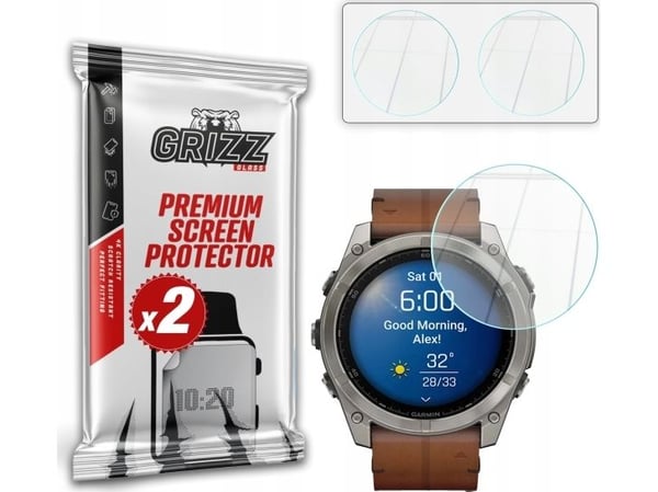 GrizzGlass HybridGlass for Garmin Fenix 8 51mm