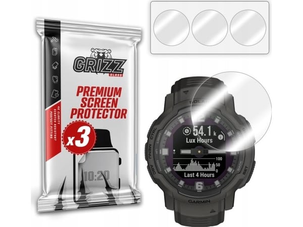 GrizzGlass Hydrogel Film for Garmin Instinct Crossover